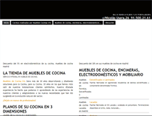 Tablet Screenshot of mueblesdecocinairis.com